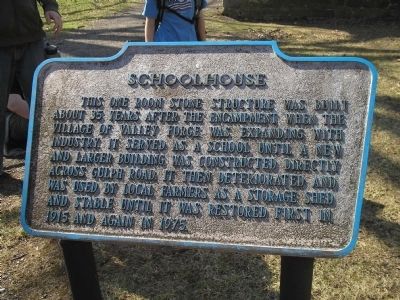 Schoolhouse Marker image. Click for full size.