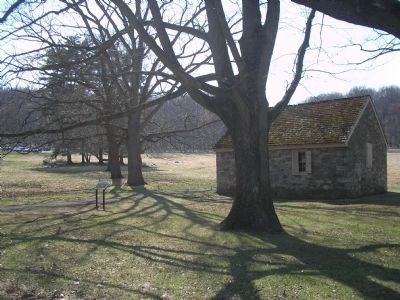 Schoolhouse and Marker image. Click for full size.