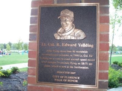 Lt. Col. R. Edward Yeilding Marker image. Click for full size.