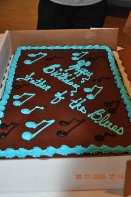 William Christopher Handy Birthday Cake image. Click for full size.