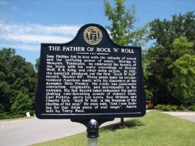 The Father of Rock 'N' Roll Marker - Side A. Click for full size. The Father of Rock 'N' Roll Marker - Side A image. Click for full size.