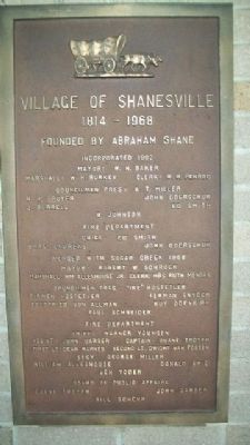 Village of Shanesville Marker image. Click for full size.