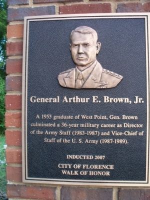 General Arthur E. Brown Marker. Click for full size. General Arthur E. Brown Marker image. Click for full size.