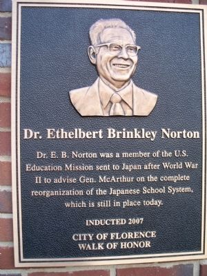 Dr. Ethelbert Brinkley Norton Marker image. Click for full size.