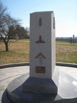 Left Side of Freemasons of Penna Monument image. Click for full size.