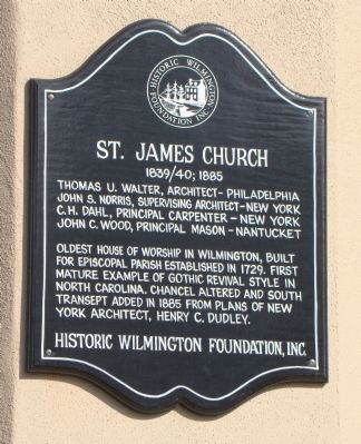 St. James Church Marker. Click for full size. St. James Church Marker image. Click for full size.