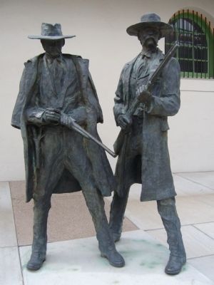 Wyatt Earp and "Doc" Sculpture image. Click for full size.