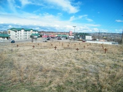 Boothill Cemetery grave markers. Click for full size. Boothill Cemetery grave markers image. Click for full size.
