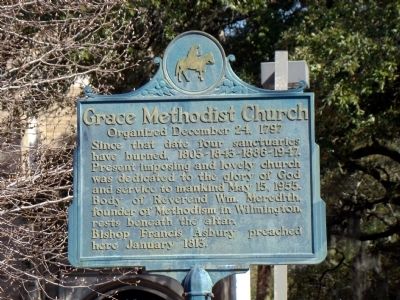 Grace Methodist Church Marker. Click for full size. Grace Methodist Church Marker image. Click for full size.