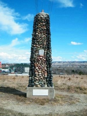 Boothill Cemetery monument to those buried in cemetery. Click for full size. Boothill Cemetery monument to those buried in cemetery image. Click for full size.