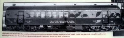 U.S. Railway Post Office Car image. Click for full size.