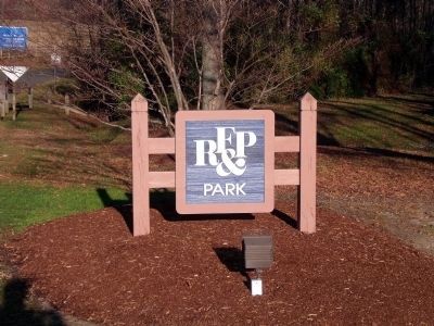 RF&P Park entrance on Meadow Farm Drive. Click for full size. RF&P Park entrance on Meadow Farm Drive image. Click for full size.