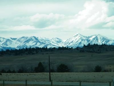 The Crazy Mountains across the plains. Click for full size. The Crazy Mountains across the plains image. Click for full size.