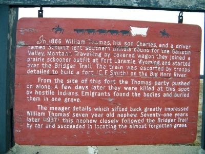 The Thomas Party Marker. Click for full size. The Thomas Party Marker image. Click for full size.