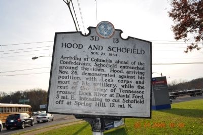 Another Picture of Hood and Schofield Marker image. Click for full size.