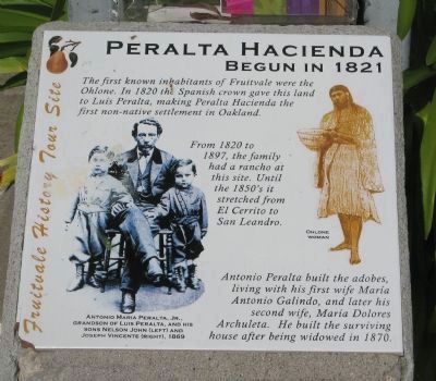 Peralta Hacienda Marker image. Click for full size.