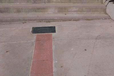 Peralta Hacienda Plaque Embedded in Walkway image. Click for full size.