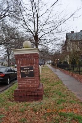 Walnut Street Historic District. Click for full size. Walnut Street Historic District image. Click for full size.