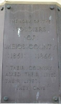Meigs County Civil War Memorial Marker image. Click for full size.