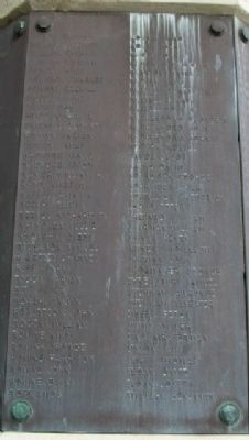 Meigs County Civil War Memorial Honor Roll. Click for full size. Meigs County Civil War Memorial Honor Roll image. Click for full size.