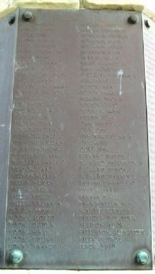 Meigs County Civil War Memorial Honor Roll image. Click for full size.