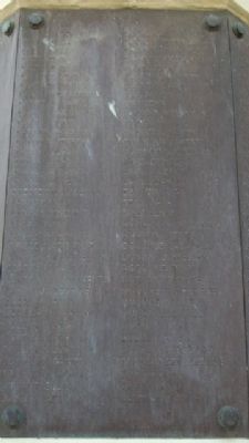 Meigs County Civil War Memorial Honor Roll. Click for full size. Meigs County Civil War Memorial Honor Roll image. Click for full size.