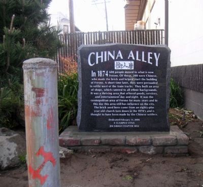 China Alley Marker image. Click for full size.