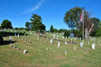Soldier's Rest 1862 and Grave sites of Confederate Soldiers image. Click for full size.