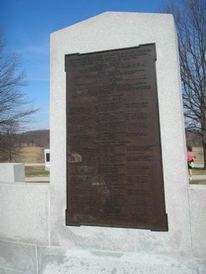 Back of Monument. Click for full size. Back of Monument image. Click for full size.