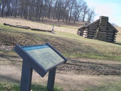 Marker in Valley Forge. Click for full size. Marker in Valley Forge image. Click for full size.