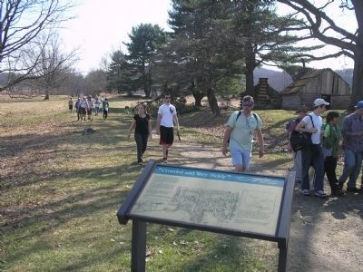 Marker on the Historic Trace Road. Click for full size. Marker on the Historic Trace Road image. Click for full size.