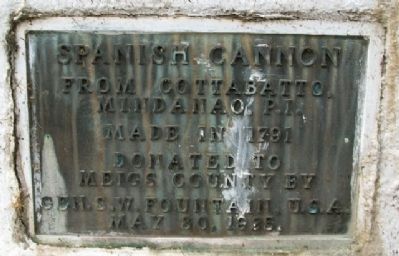 Spanish Cannon Marker image. Click for full size.