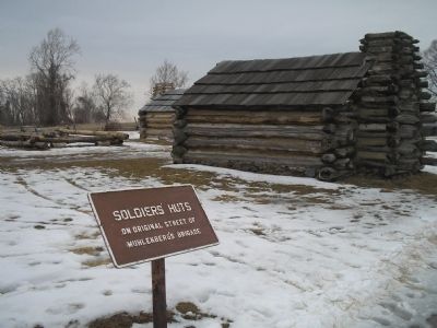 Marker in Valley Forge. Click for full size. Marker in Valley Forge image. Click for full size.