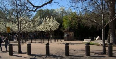 Marker on far right of Zoo entrance.. Click for full size. Marker on far right of Zoo entrance. image. Click for full size.