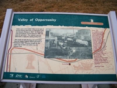 Valley of Opportunity Marker image. Click for full size.