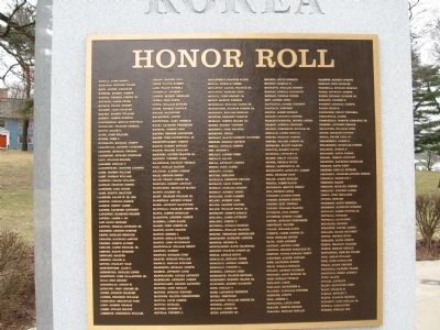 North Haven Korean War Monument. Click for full size. North Haven Korean War Monument image. Click for full size.