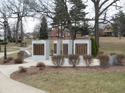 North Haven Korean War and Vietnam War Monuments. Click for full size. North Haven Korean War and Vietnam War Monuments image. Click for full size.