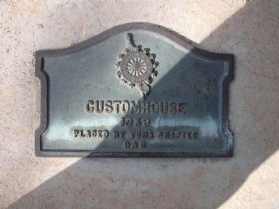 Customs House Marker image. Click for full size.