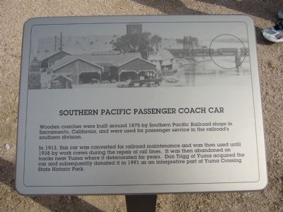Southern Pacific Passenger Coach Car Marker image. Click for full size.