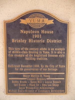 Napoleon House Marker image. Click for full size.