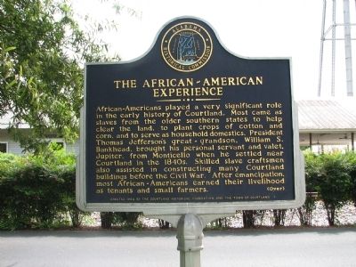 The African ~ American Experience Marker image. Click for full size.