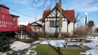 Ada Passenger Depot and Marker. Click for full size. Ada Passenger Depot and Marker image. Click for full size.