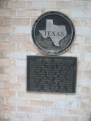 Old Gibbs Store Marker image. Click for full size.