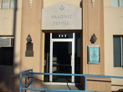 Masonic Temple – Lodge #17 Marker image. Click for full size.