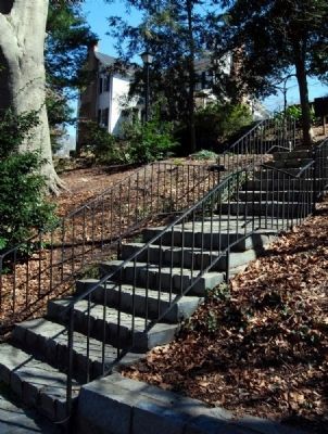 Stairs Leading from Kilgore-Lewis<br>House to Terrace Gardens image. Click for full size.