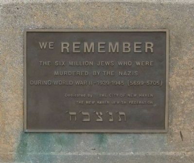 Holocaust Memorial Place Marker. Click for full size. Holocaust Memorial Place Marker image. Click for full size.