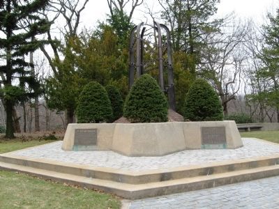 Holocaust Memorial Place Central Monument. Click for full size. Holocaust Memorial Place Central Monument image. Click for full size.