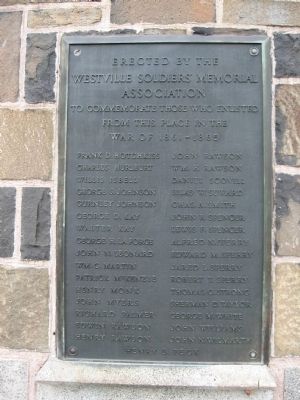Westville Soldiers' Memorial image. Click for full size.