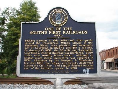 One of The South's First Railroads - Side B image. Click for full size.