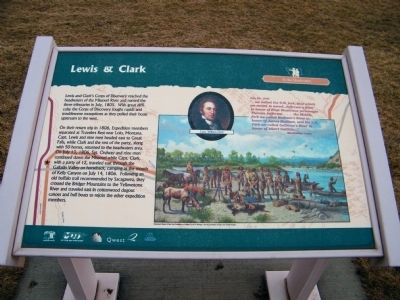 Lewis and Clark Marker. Click for full size. Lewis and Clark Marker image. Click for full size.